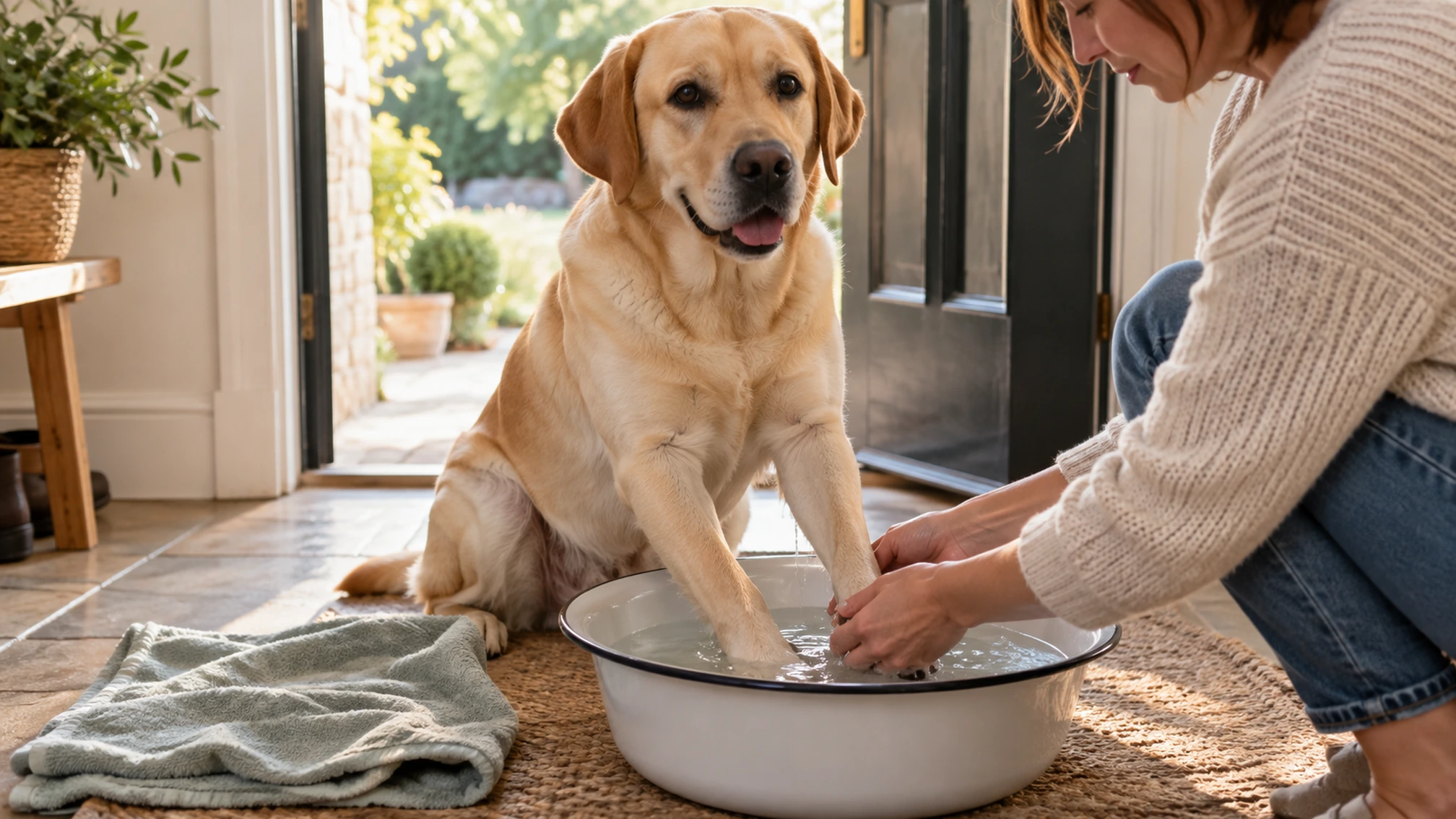Photo éditoriale pour Prévenir les petits bobos de pattes chez le chien : gestes efficaces
